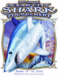 Ocean City Maryland Shark Tournament t-shirt