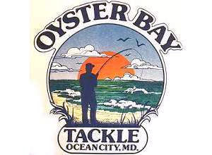 Oyster Bay Tackle T-shirt with Surf Fisherman Logo Oyster Bay Tackle T-shirt with Surf Fisherman Logo