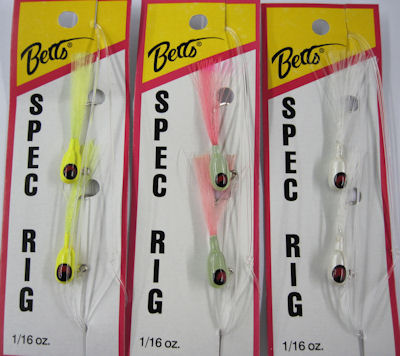 Bett's Spec Rig - Tandem Jigs - 1/16 ounce Bett's Spec Rig - Tandem Jigs - 1/16 ounce