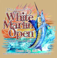 2010 White Marlin Open T-shirt- Ocean City, MD