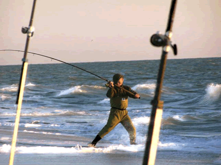 Surf Fishing, Ocean City MD