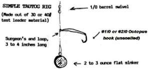 simple tautog rig