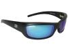 CA1BM Calico Sunglass Mat Blk Frame/Blu Mir Lens