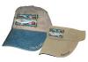 Flying Fisherman Cap - Striped Bass- Kahki/Navy